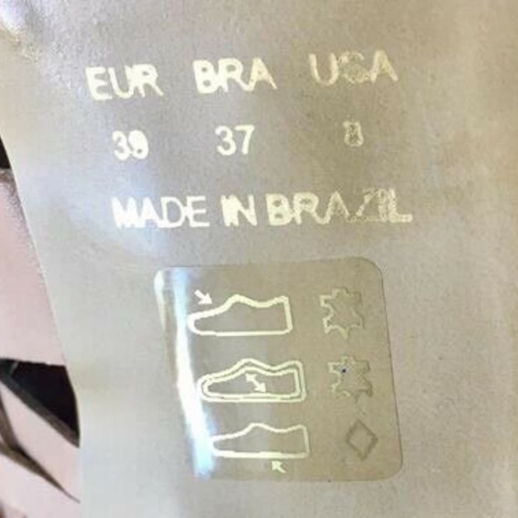 Il Passo Genuine Leather Tan Sandal Made in Brazil - Picture 4 of 5